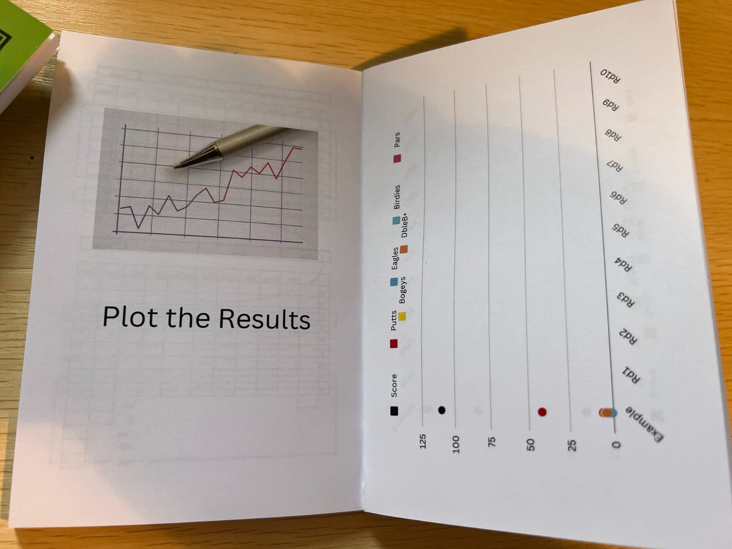 Golf Stats Tracker Book